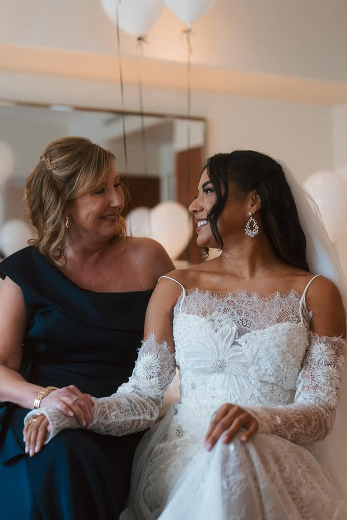 Marjorie in the Rosie Gown