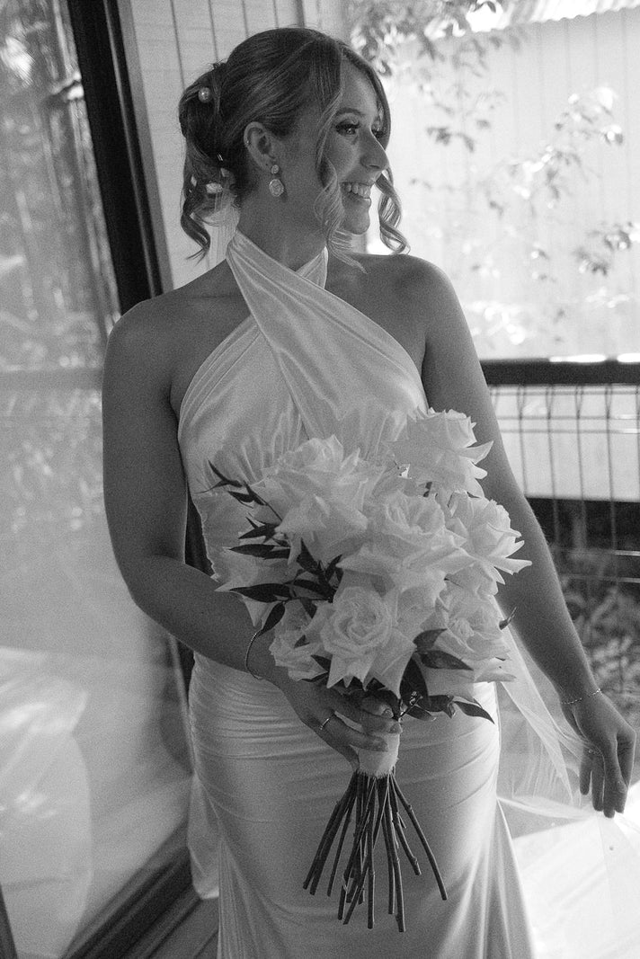 Grace Bride Lene in the Mavi Gown