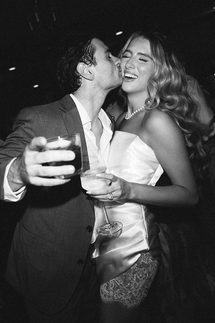 Grace Bride Alyssa in the Sateen Gown