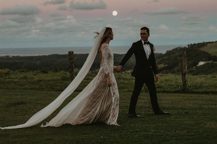 James & Emma in the Inca Gown