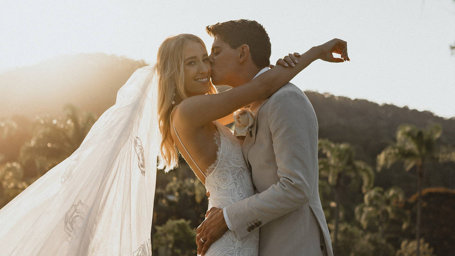 Jacob & Megan in the Clo Gown