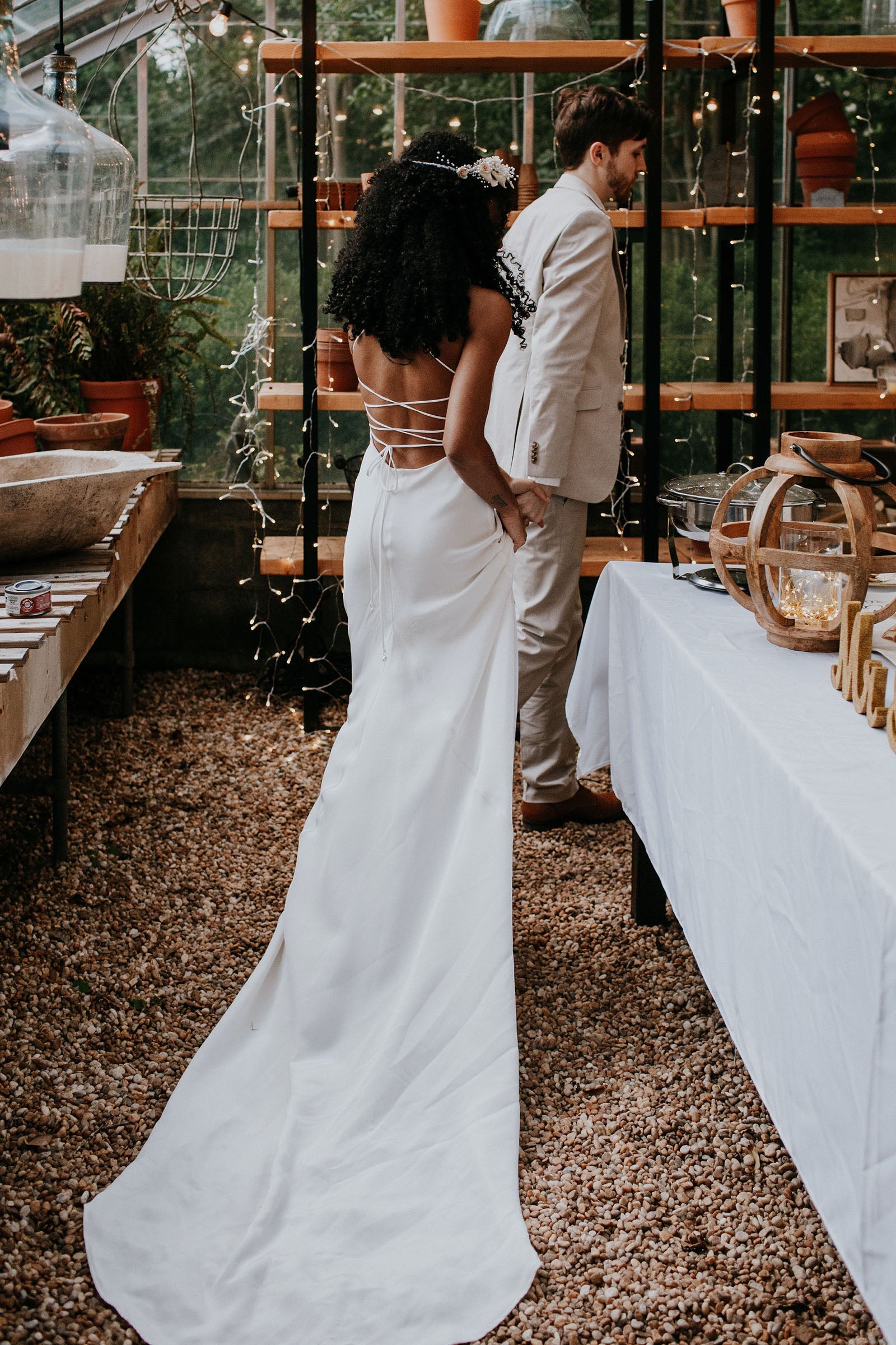 grace loves lace honey silk dress Real Bride
