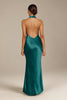 Teal plunge neck bridesmaids dress_XS_