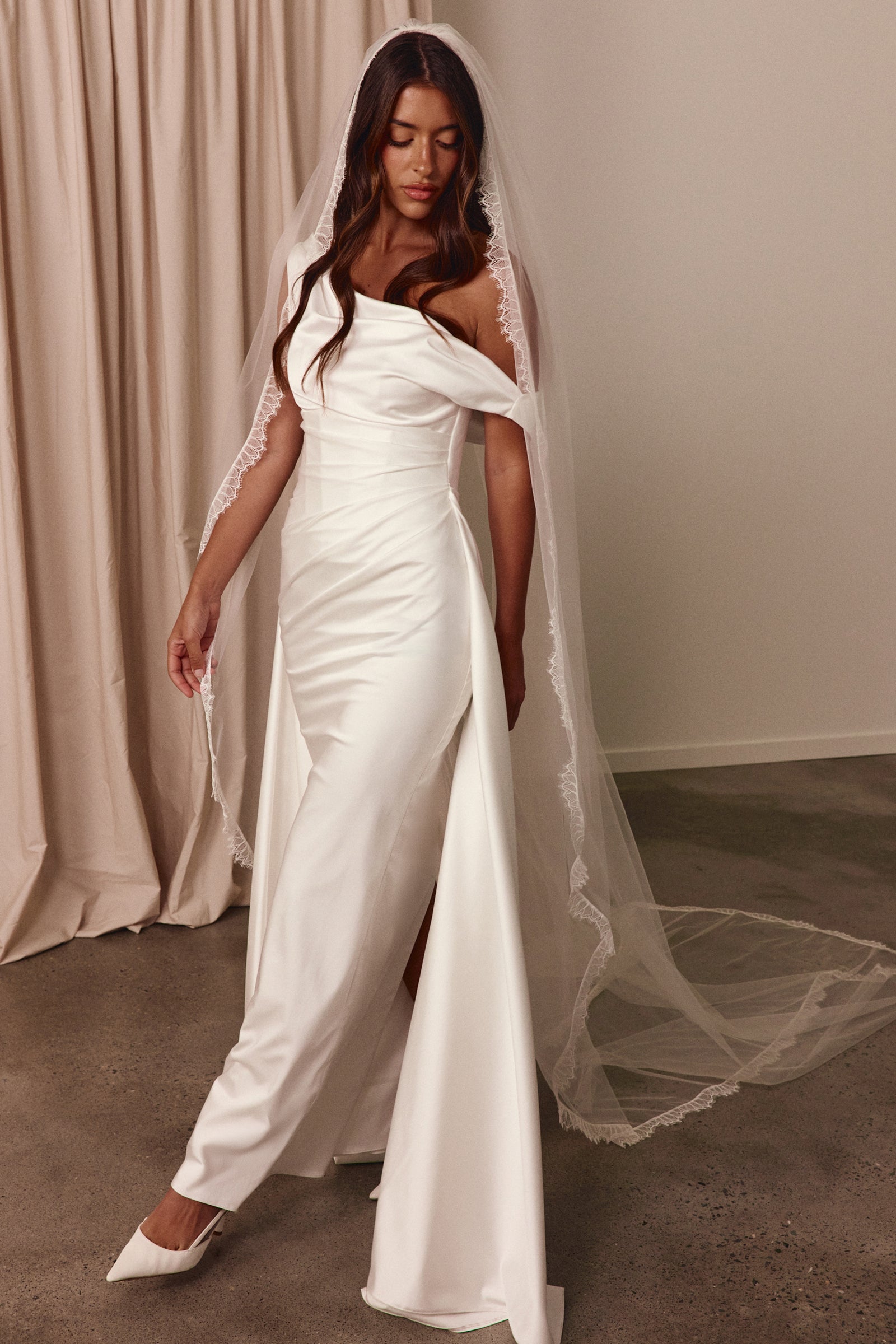 Satin corset wedding dress_XS_