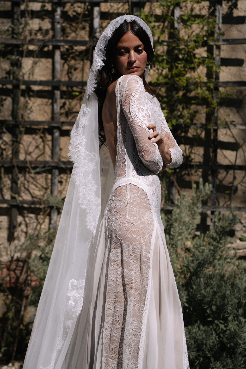 Lace Long Sleeve Wedding Dress
