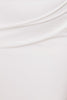 Close-up of white fabric with subtle texture