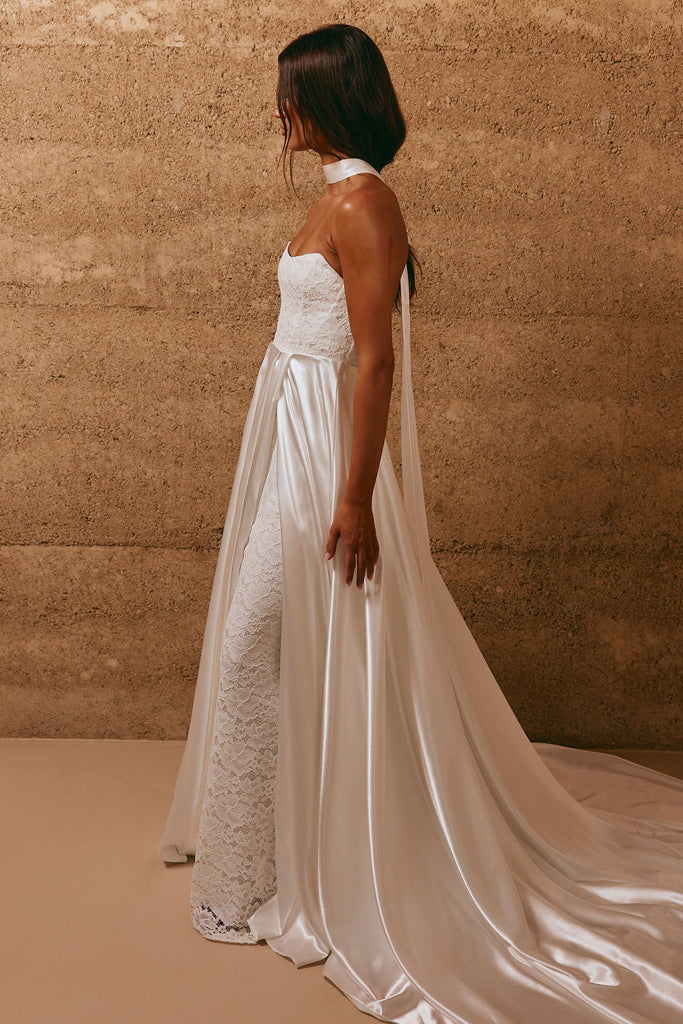 Lara Bridal Satin Necktie