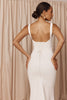 Corset crepe wedding dress_XS_