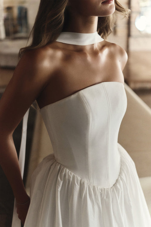 Cravate de mariée Lara