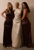 High Neck Bridesmaids Dress