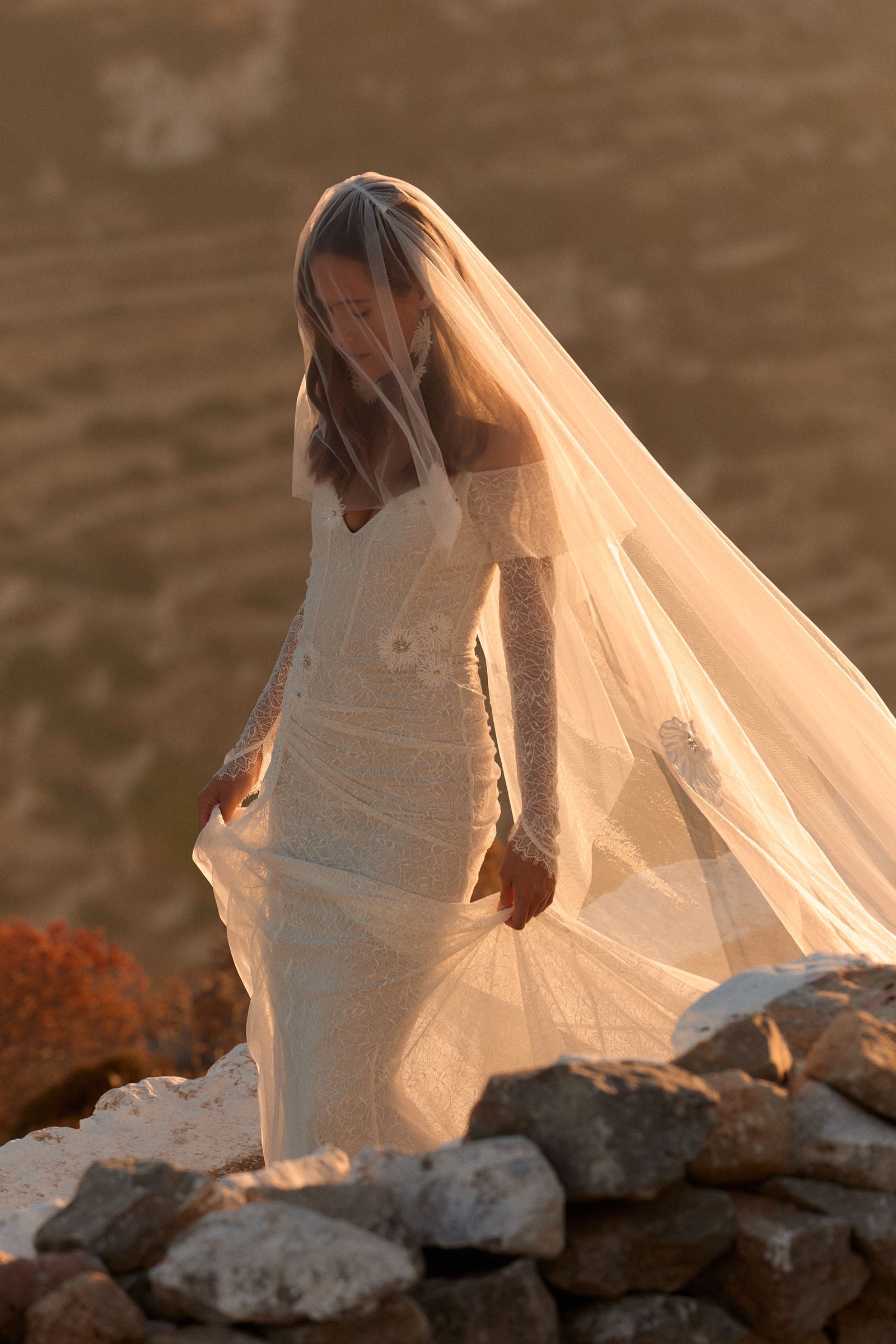 grace loves lace rosie dress Embroidered Floral Lace Wedding Dress A-Line Ivory S Rosie by Grace Loves Lace