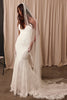 Mermaid lace wedding dress and veil_XS_