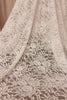 Close-up detailing of lace fabric