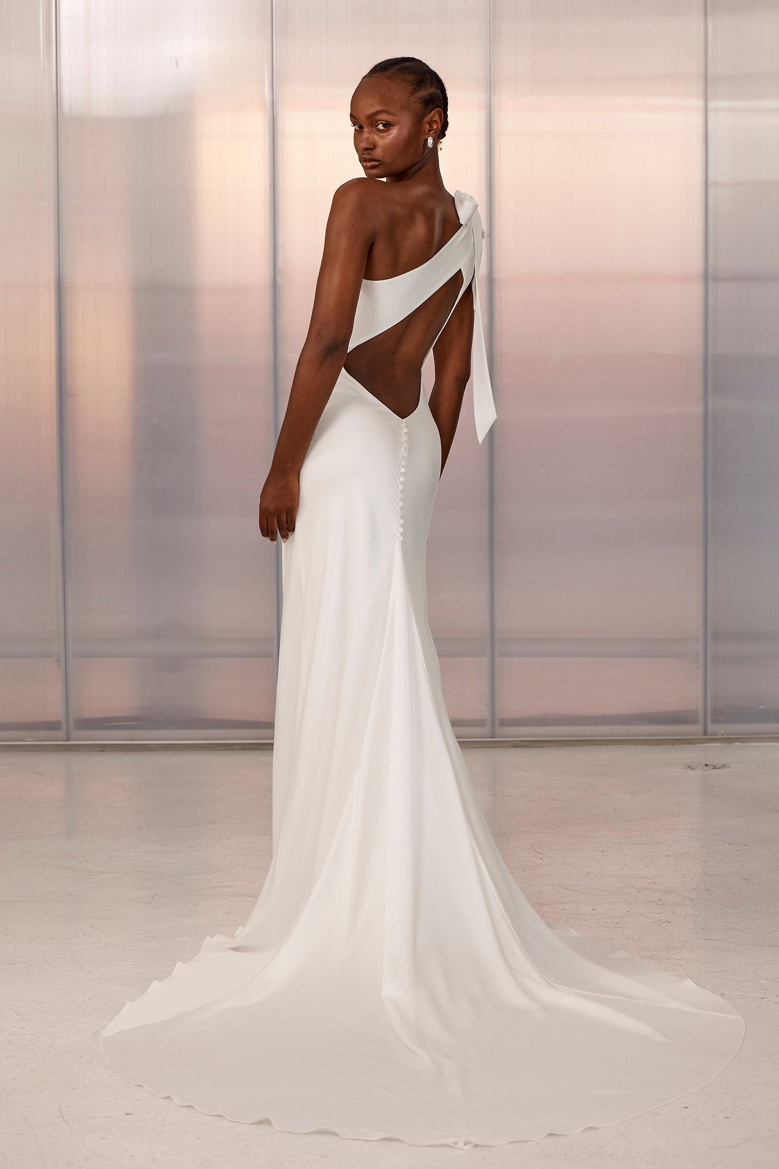 one shoulder wedding dress pinterest One Shoulder Wedding Dresses For Summer