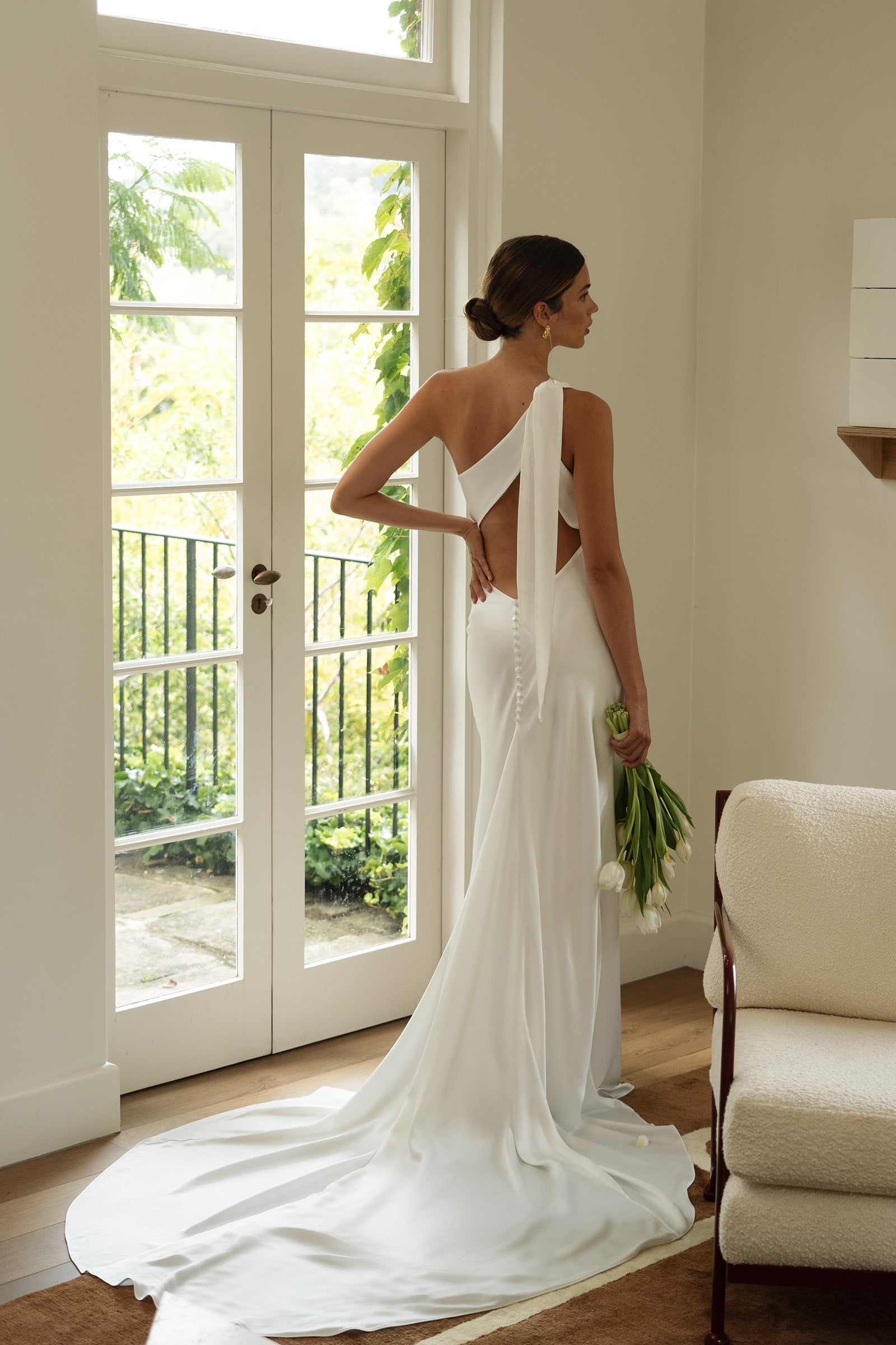 one shoulder wedding dress uk NA JLWS Princess One Shoulder A Line Wedding Dresses Sleeveless Pleat Floor Length Bohemian Beach Boho Size Wedding dress : Amazon.co.uk: Fashion