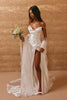 A-line Satin Wedding Dress_XS_