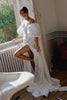 Puff Sleeve Satin Bridal Cape