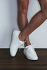 Grace Loves Lace Essential White Leather Sneaker 
